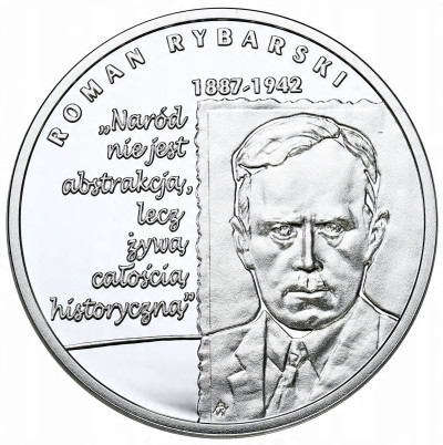 10 złotych 2019 Roman Rybarski – SREBRO