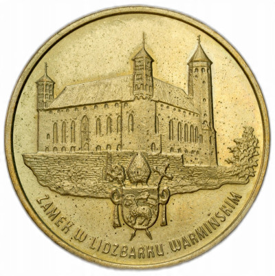 2 złote 1996 Zamek w Lidzbarku Warmińskim – RZADSZE