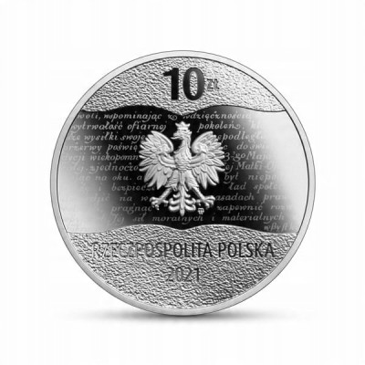 10 złotych 2021 - 100. rocznica Konstytucji marcowej – SREBRO