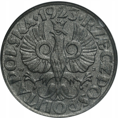 Generalna Gubernia, 20 groszy 1923 GCN MS66 - BARDZO ŁADNE