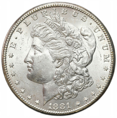 USA. 1 dolar 1881 S , San Francisco – JAK LUSTRZANKA