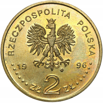 III RP. 2 złote 1996 Zygmunt II August – NAJRZADSZE i PIĘKNE