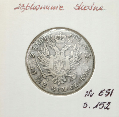 Królestwo Polskie. Aleksander I. 2 złote 1820 IB, Warszawa