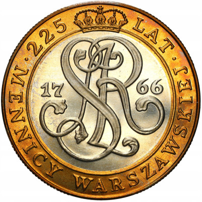 20.000 złotych 1991, 225 lat Mennicy – PIĘKNE
