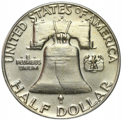 USA. 1/2 dolara 1962 D, Franklin (dzwon) - SREBRO