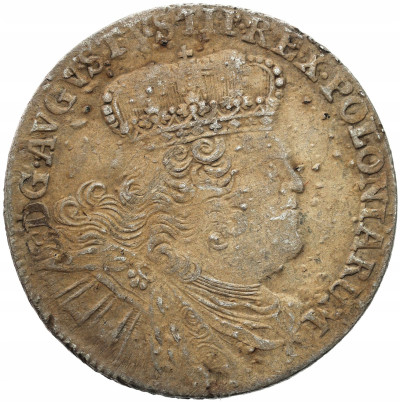 August III Sas. Ort (18 groszy) 1756 EC, Lipsk