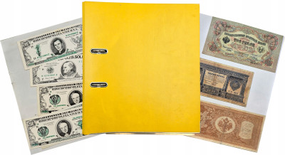 Świat, notgeldy, banknoty i pseudobnknoty, 105 sztuk