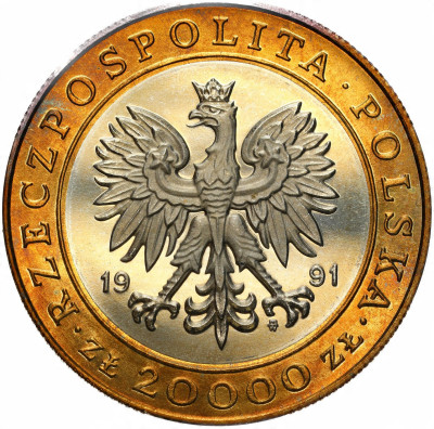 20.000 złotych 1991, 225 lat Mennicy – PIĘKNE
