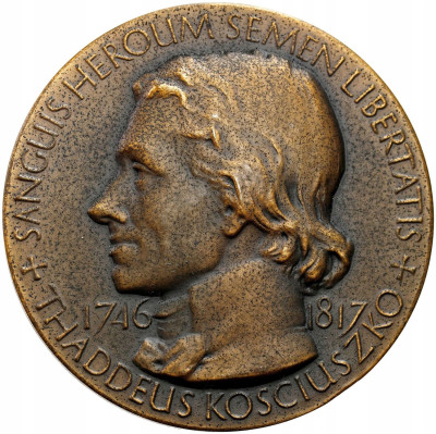 Polska. Medal. 150 rocznica śmierci Tadeusza Kościuszki (1917) 1967, Londyn