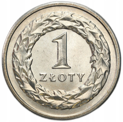 III RP. 1 złoty 1990 - PIĘKNE