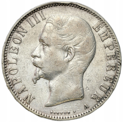 Francja. 5 Franków 1856 A, Paryż – SREBRO