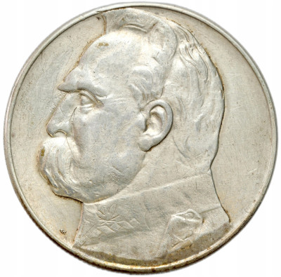 II RP. 10 złotych 1935 Piłsudski – SREBRO