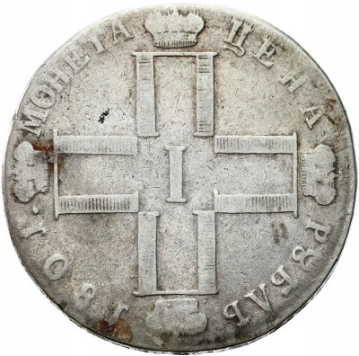 Rosja. Paweł I. Rubel 1801 СМ-АИ, Petersburg