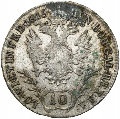 Austria. 10 krajcarów 1815 B, Kremnica