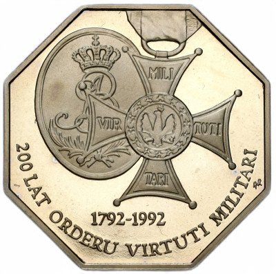 50.000 złotych 1992, 200 lat Orderu Virtuti Militari – PIĘKNE