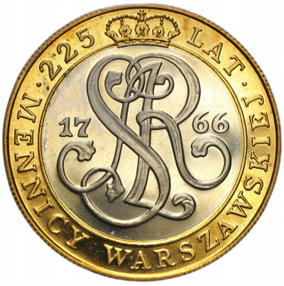 20.000 złotych 1991, 225 lat Mennicy