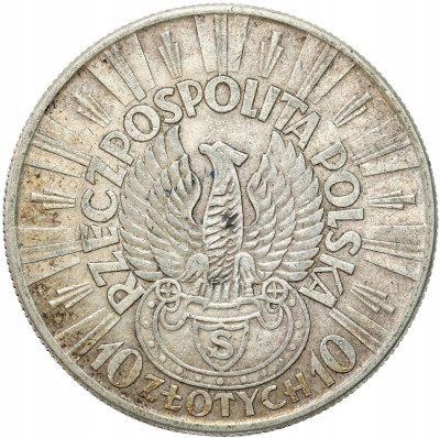 II RP. 10 złotych 1934 Piłsudski – Strzelecki – SREBRO