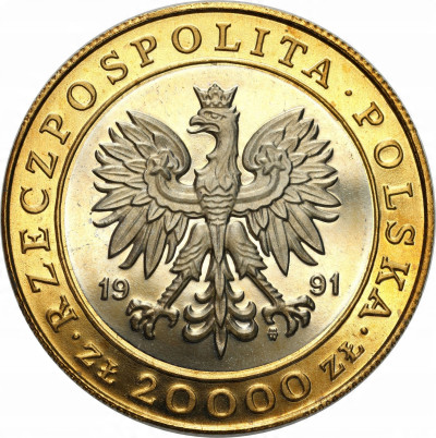 20.000 złotych 1991, 225 lat Mennicy