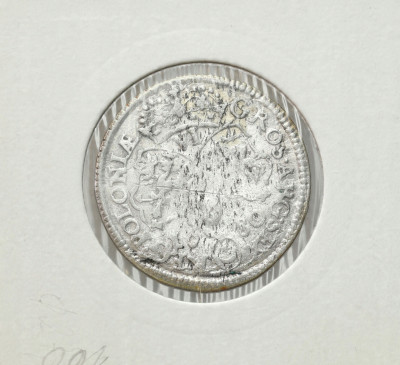 Jan III Sobieski. Szóstak (6 groszy) 1680 TLB, Bydgoszcz