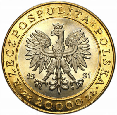 20.000 złotych 1991, 225 lat Mennicy