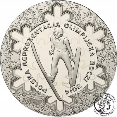 10 złotych 2014 Reprezentacja Olimpijska Soczi – SREBRO