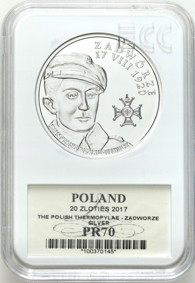 20 złotych 2017 Polskie Termopile: Zadwórze - SREBRO