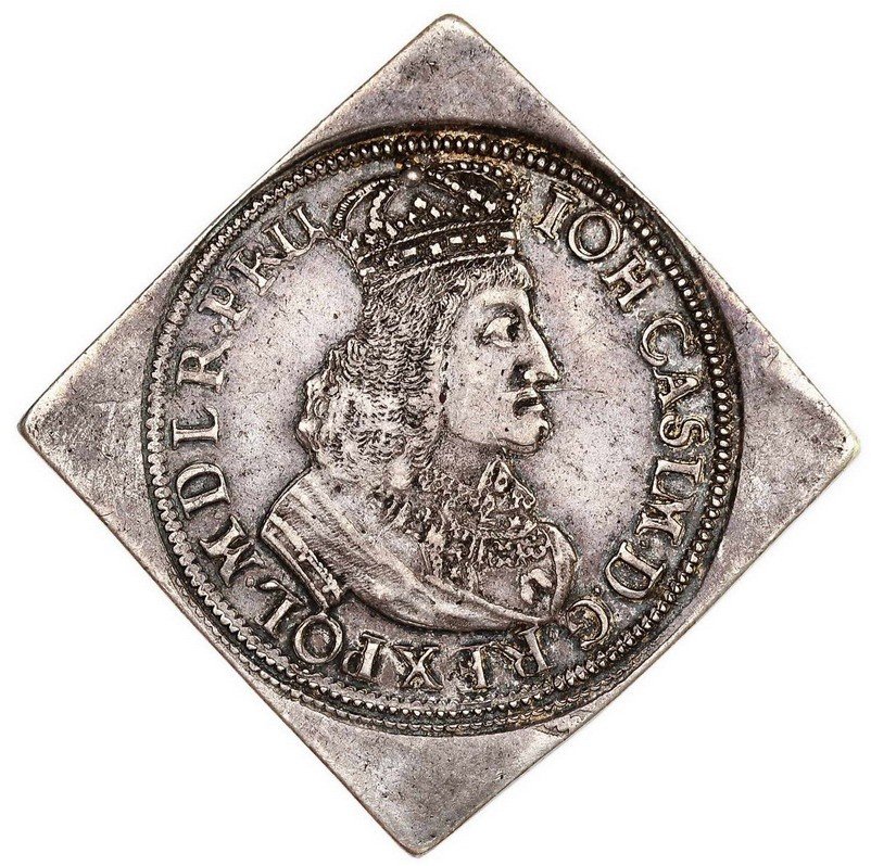Jan II Kazimierz. Półtalar 1651 klipa, Elbląg