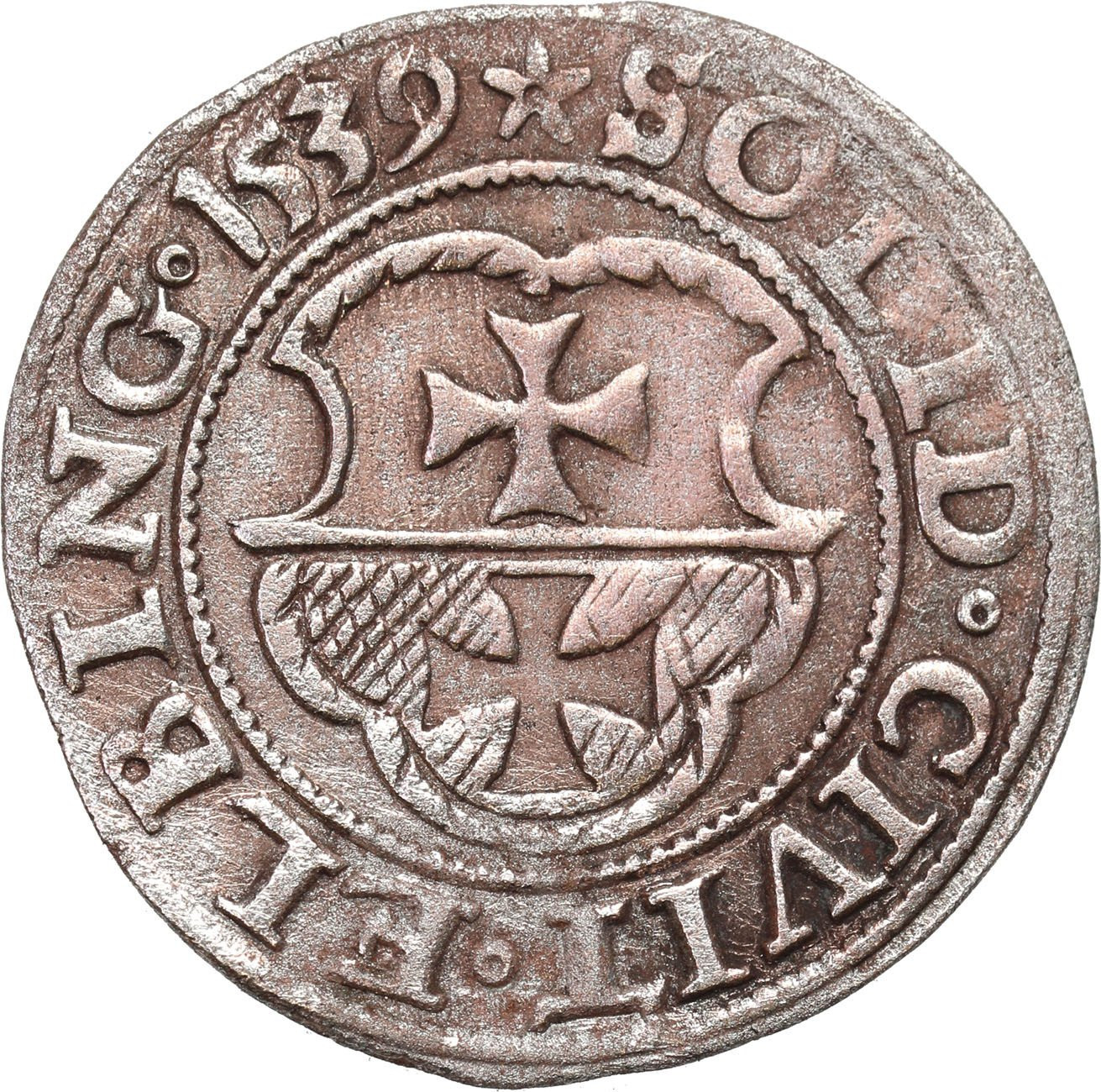 Zygmunt I Stary. Szeląg 1539, Elbląg