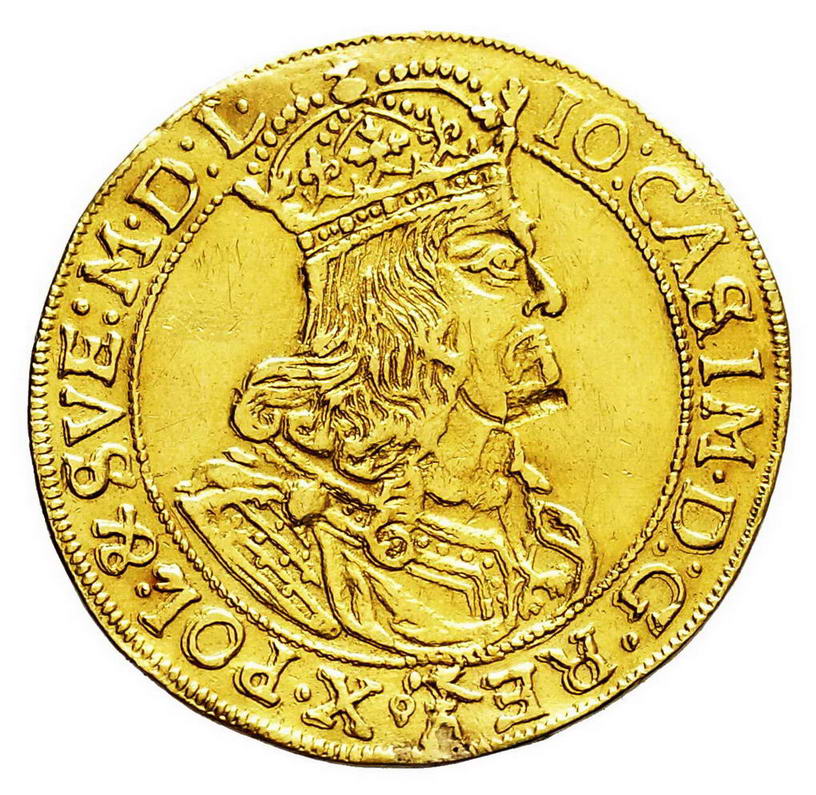 Jan II Kazimierz. Dwudukat koronny 1664 A-T, Kraków
