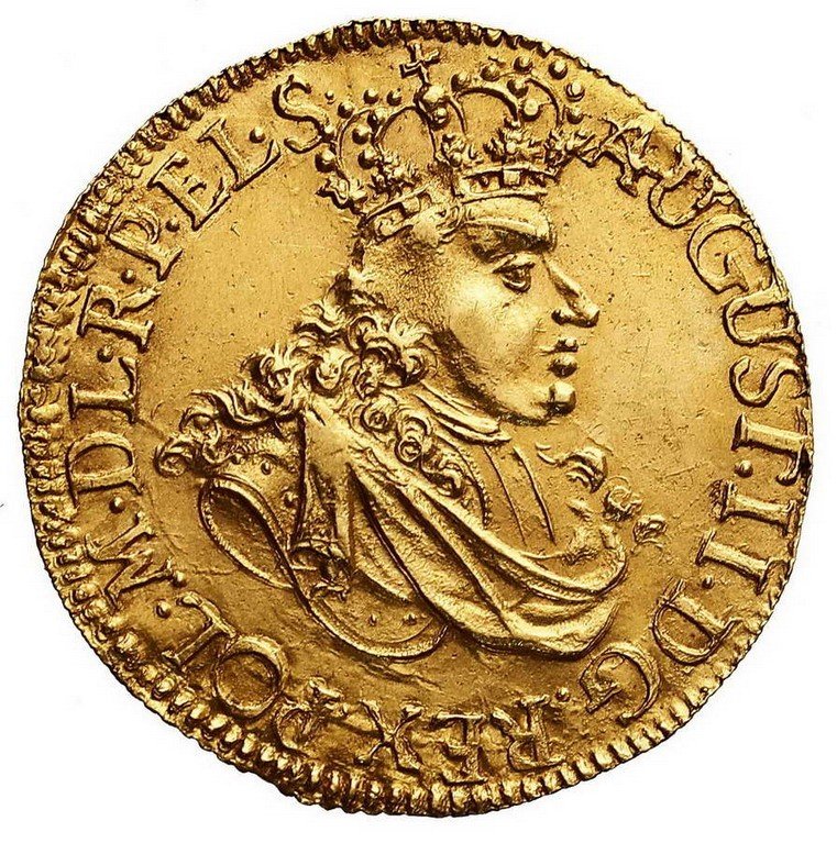 August II Mocny. Dukat 1702, Toruń