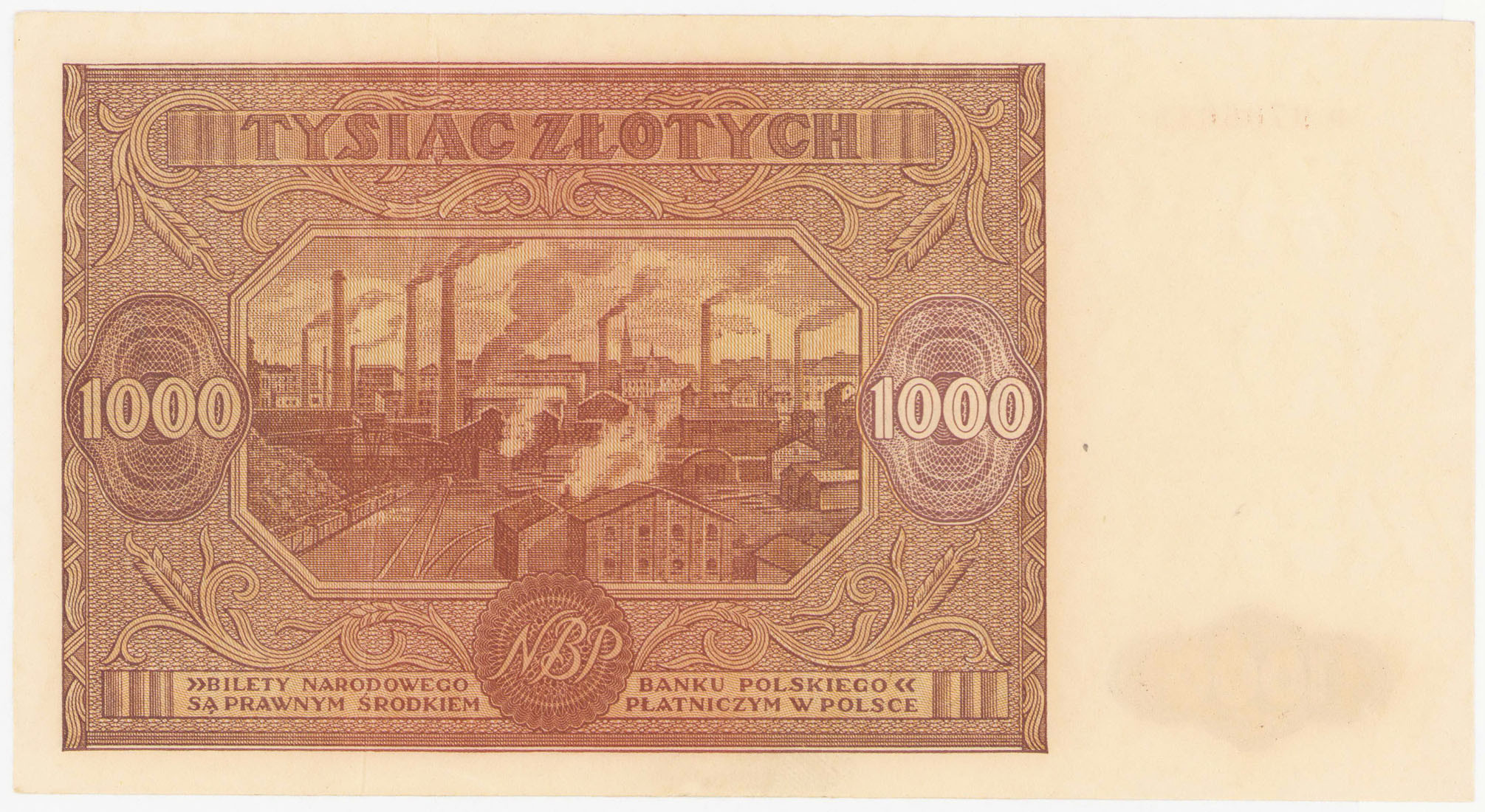 1.000 złotych 1946, seria P - RZADKOŚĆ R4
