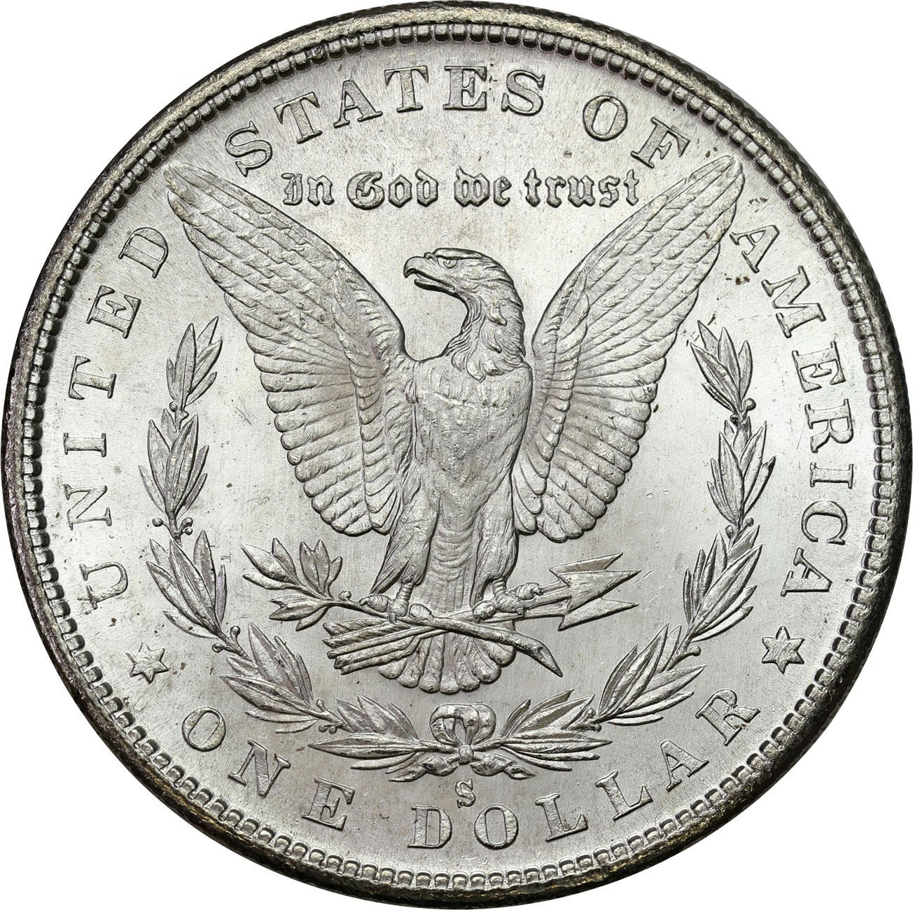 USA. Dolar 1880 S, San Francisco - PIĘKNY