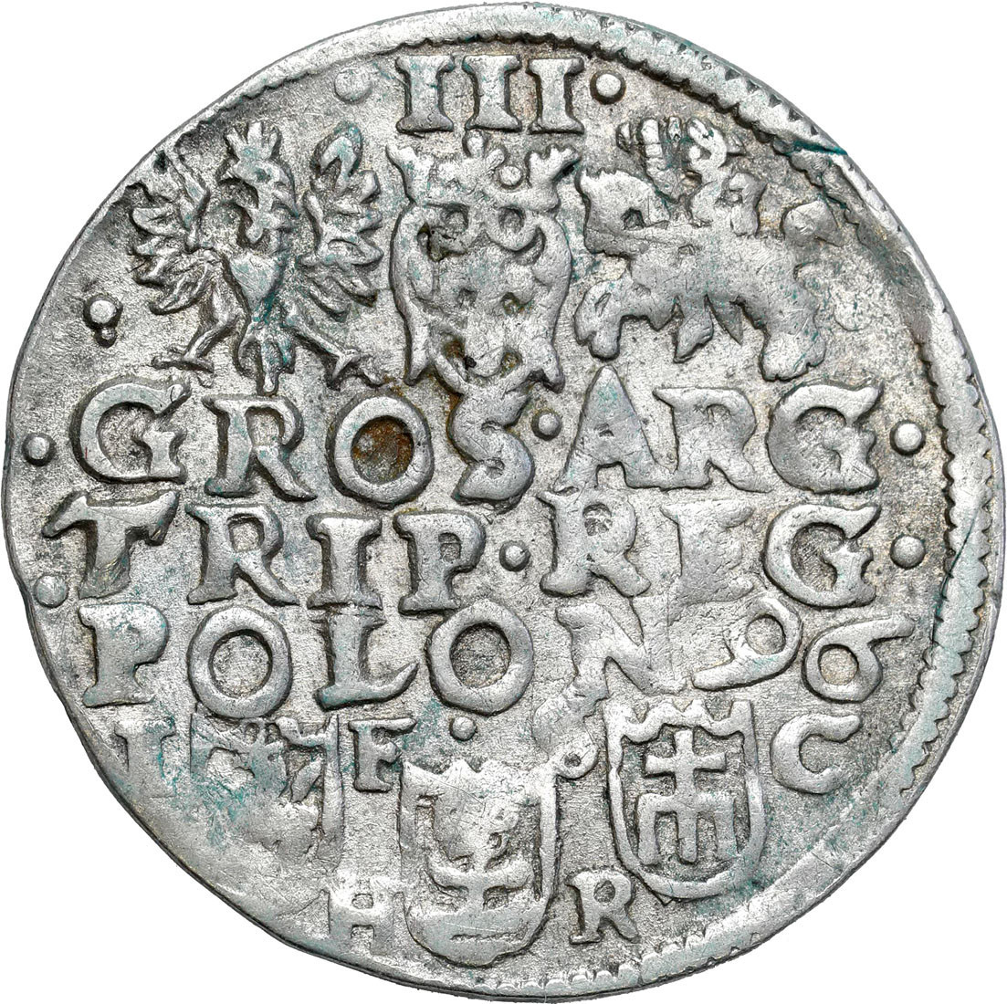 Zygmunt III Waza. Trojak (3 grosze) 1596, Bydgoszcz