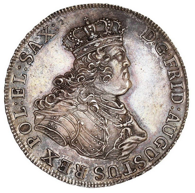 August III Sas. Próbny talar sasko-polski 1762, Lipsk