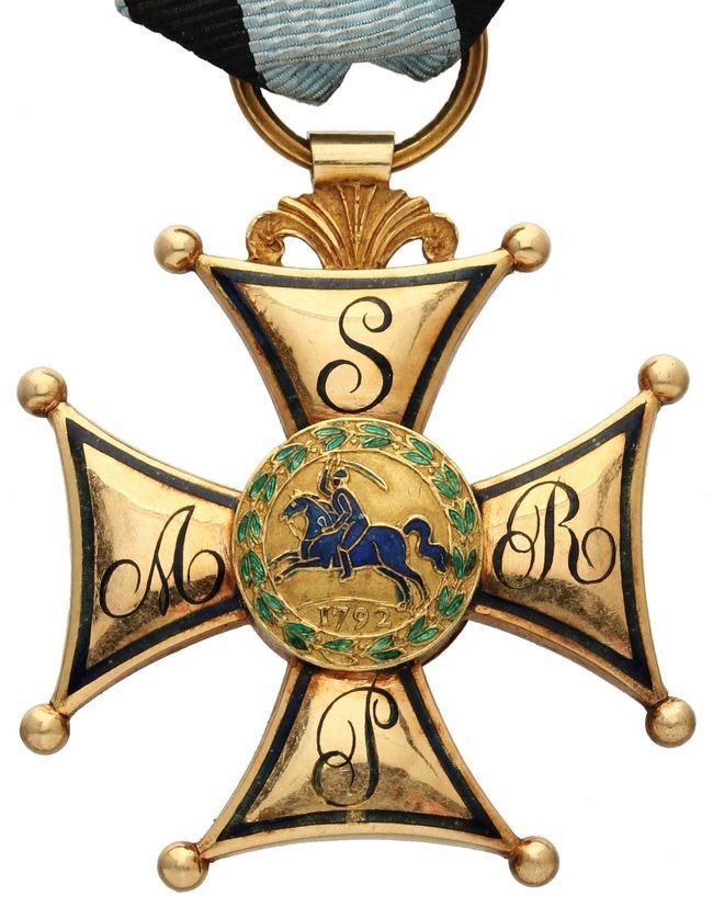 Krzyż Złoty Orderu Wojskowego Polskiego (IV klasa), Francja, XIX wiek