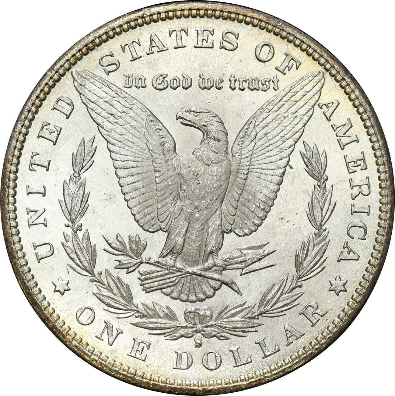 USA. Dolar 1881 S, San Francisco