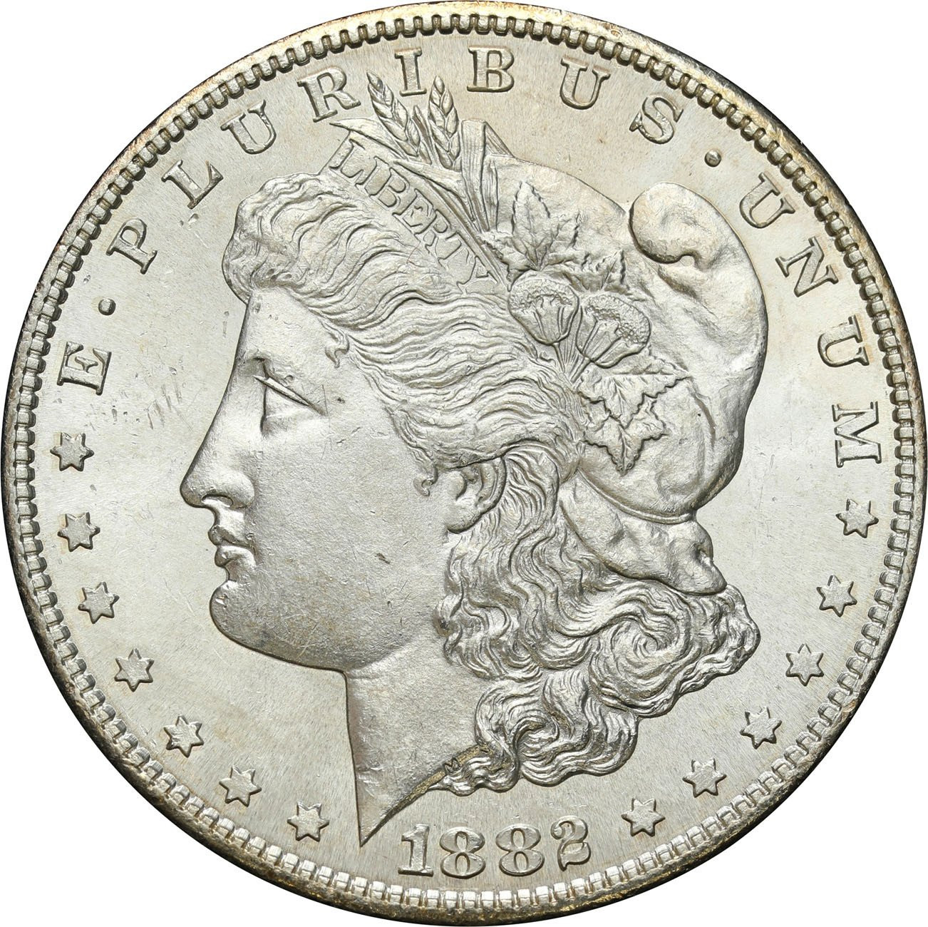 USA. Dolar 1882 S, San Francisco