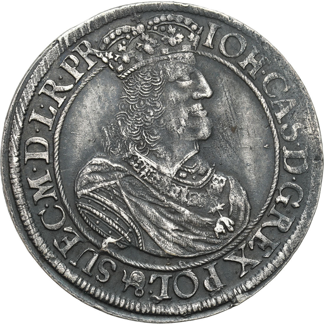 Jan II Kazimierz. Ort (18 groszy) 1659 DL, Gdańsk