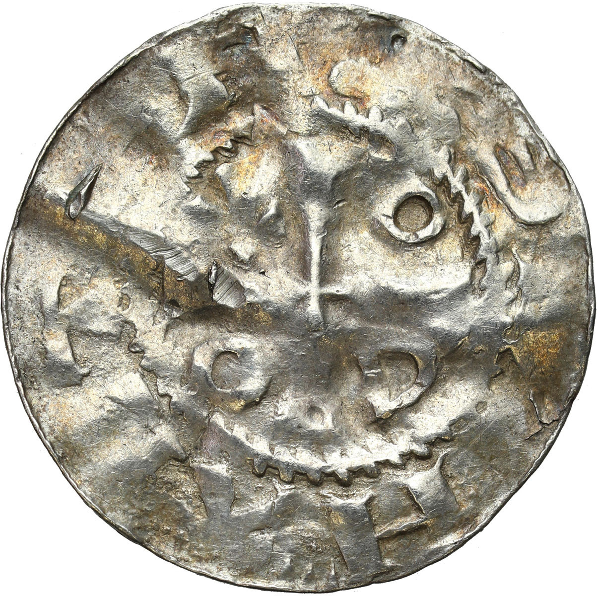 Niemcy, Saksonia. Otto III (983-1002). Naśladownictwo denara typu OAP