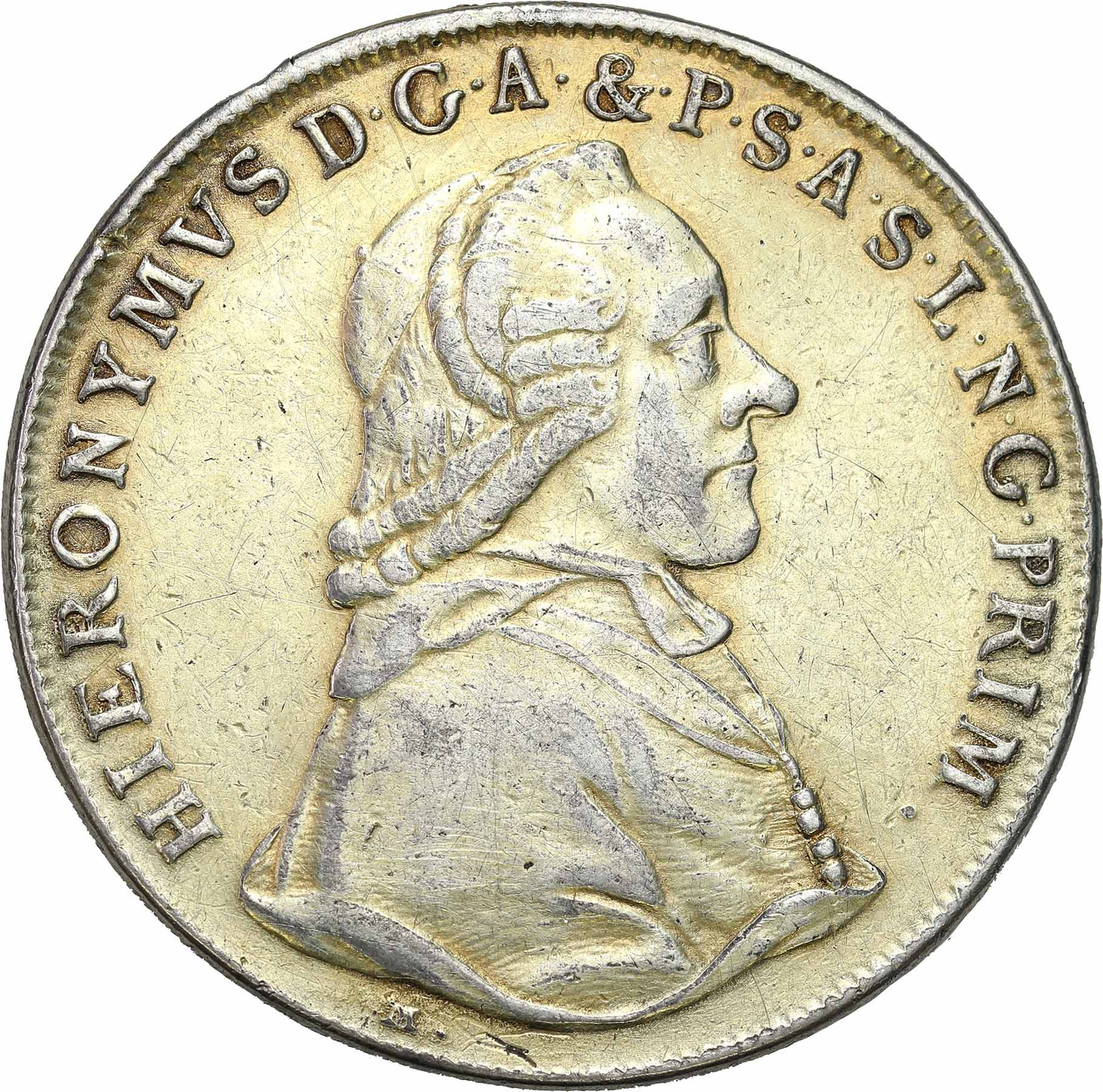 Austria. Hieronim Józef Franciszek (1772-1803). Talar 1795, Salzburg