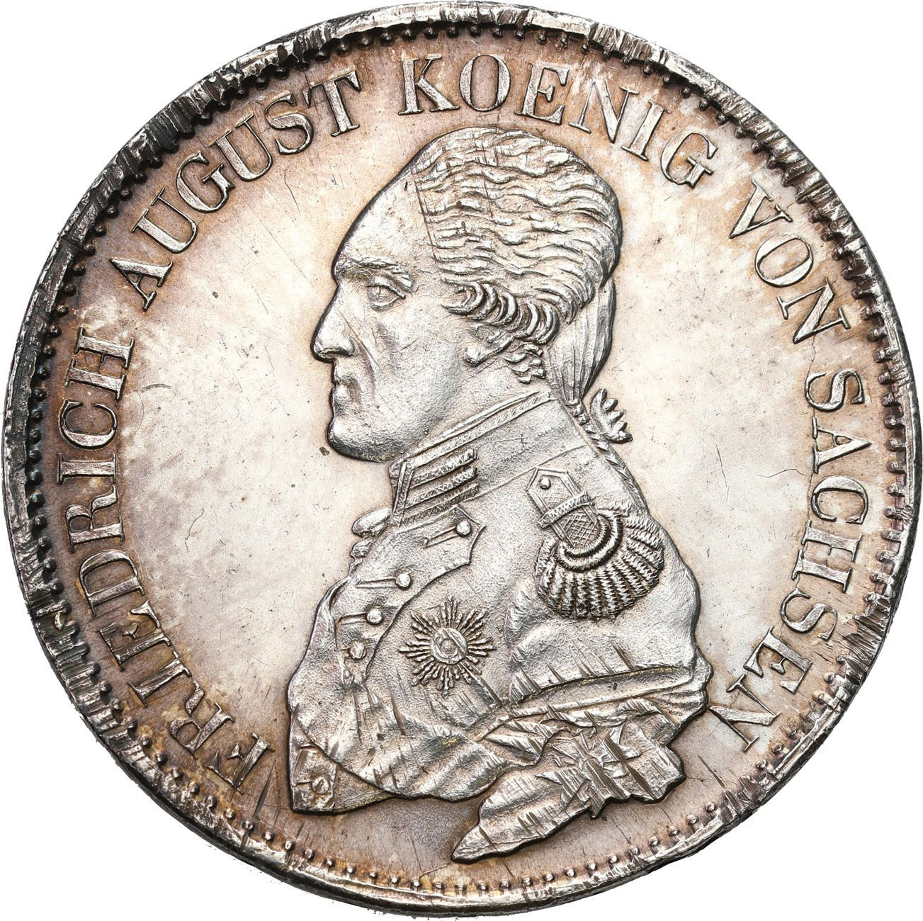 Niemcy, Saksonia. Fryderyk August I (1806–1827). Talar 1820 IGS, Drezno - ŁADNY