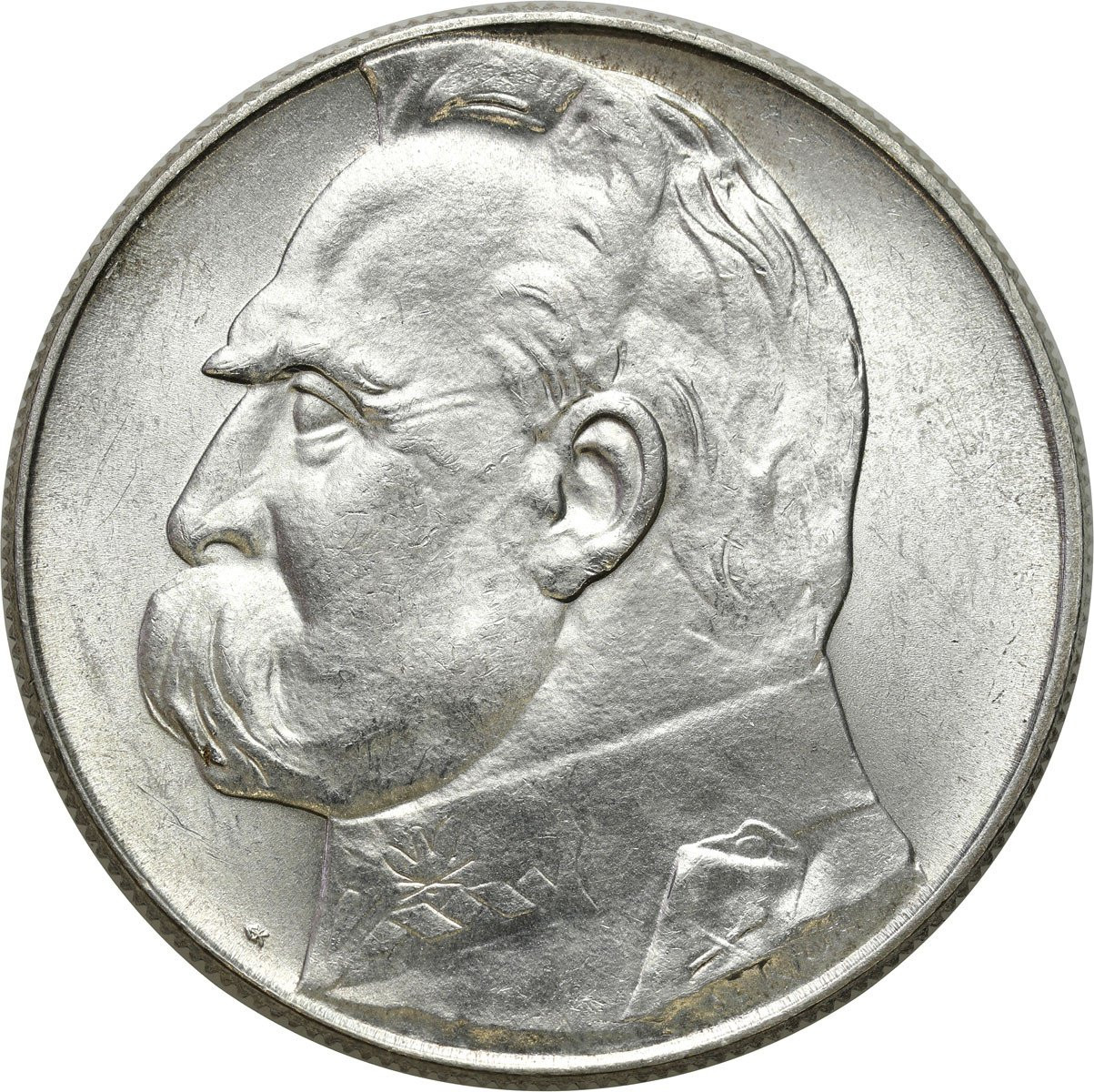 II RP. 10 złotych 1939 Piłsudski - BARDZO ŁADNE