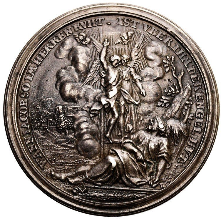 Niemcy, tzw  Schraub-Medaille, 1 poł. XVIII w.