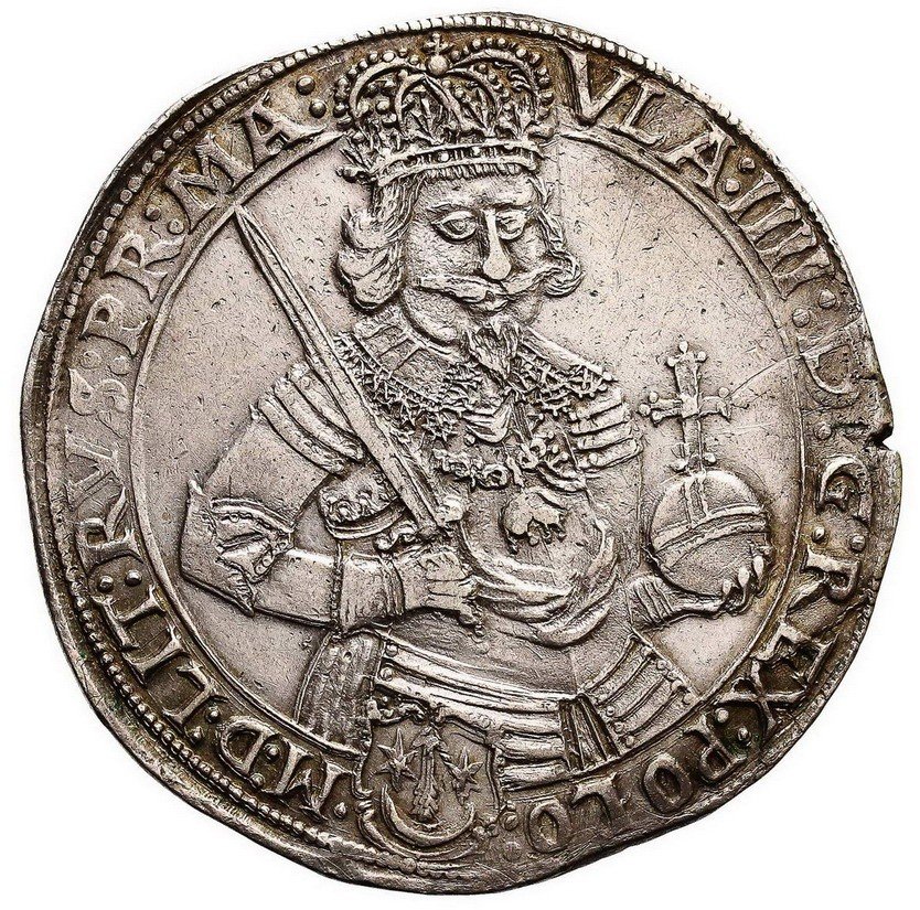 Władysław IV Waza. Talar 1645, Kraków