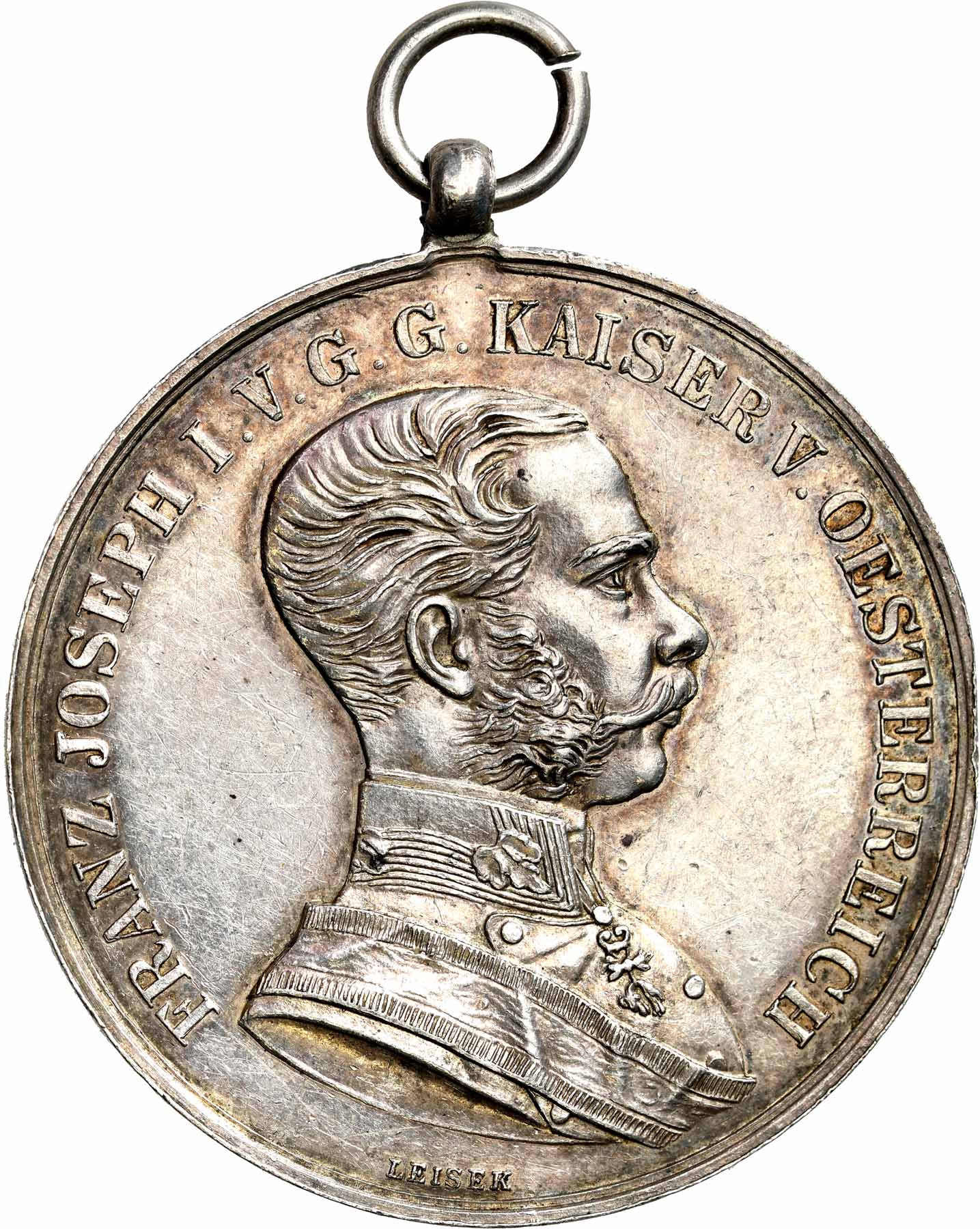 Austria, Franciszek Józef (1848–1916). Medal Za Dzielność - ŁADNY