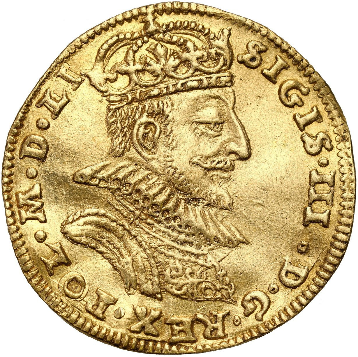 Zygmunt III Waza. Dukat 1590, Wilno - RZADKOŚĆ R8