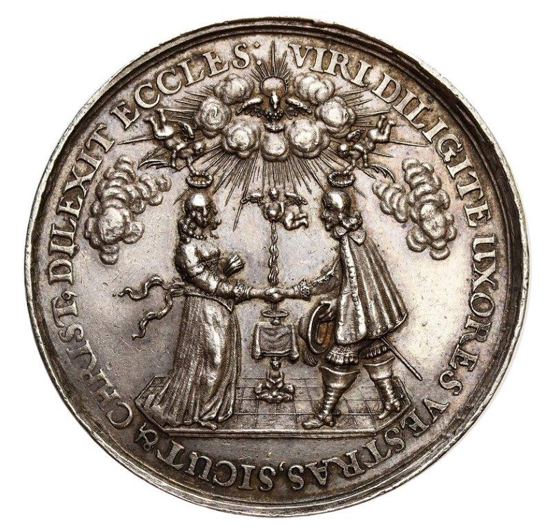 Władysław IV Waza. Medal zaślubinowy, Gdańsk