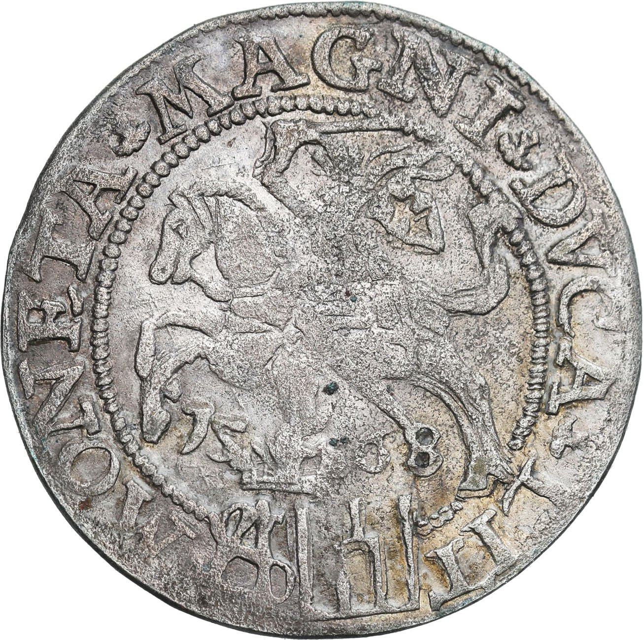 Zygmunt II August. Grosz na stopę polską 1568, Tykocin