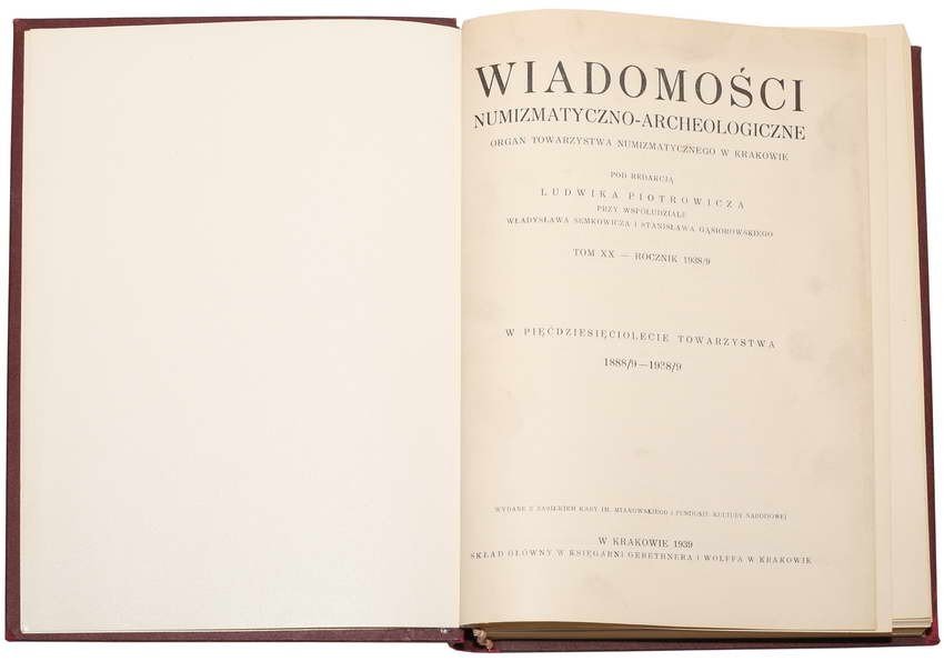 Marian Gumowski - katalog „Medale Władysława IV” - wydanie jubileuszowe