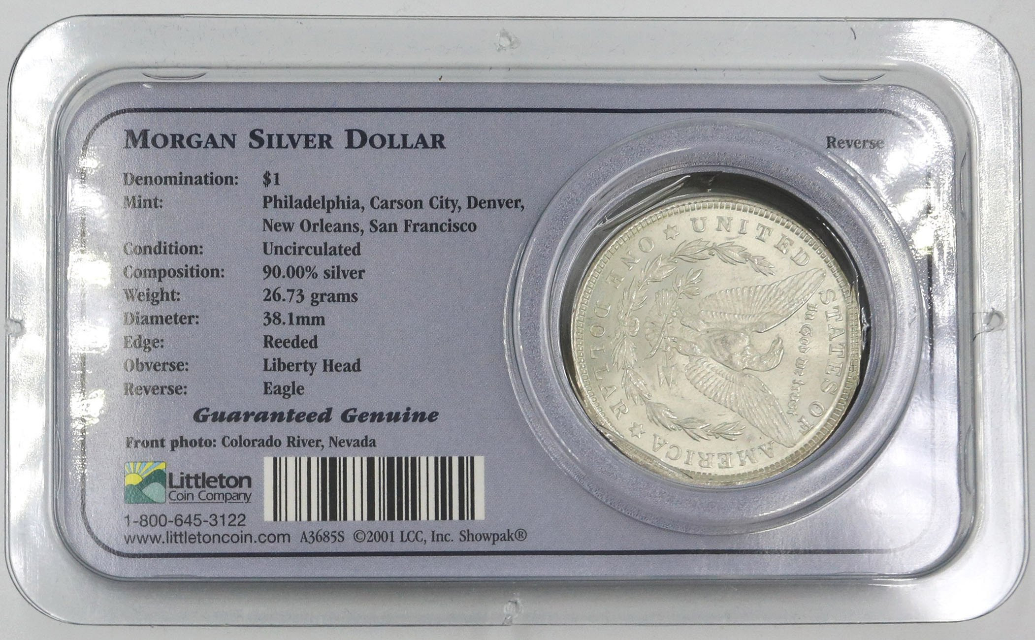 USA. 1 dolar Morgan 1921, Philadelphia  